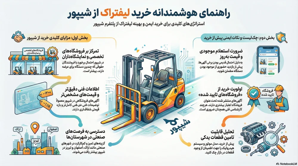 خرید لیفتراک از شیپور